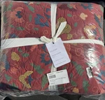 Pottery Barn Red Berry Suzani Quilt - Full/queen Multi New. Fixed Price $229.99.