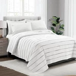 Ombre Stripe Yarn Dyed Cotton Single Coverlet - Lush Cor Size King/california. Fixed Price $55.00.