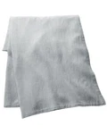 Ralph Lauren Rhys 100% Cotton Grey Full / Queen Bed Blanket $355 Nip. Fixed Price $225.25.