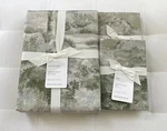Pottery Barn Jardin Toile Duvet King California & Two Shams Green Nwt. Fixed Price $289.00.