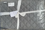 Pottery Barn Belgian Flax Linen Diamond Quilt King/cal - Dark Forest New. Fixed Price $259.99.
