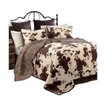 Paseo Road By Hiend Accents Elsa Cow Print Bedding 3 Piece Full Queen Size Qu.... Fixed Price $229.96.