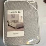 Lacoste Home Cotton Chevron Coverlet Twin Heather Grey $255 Nwt. Fixed Price $81.00.
