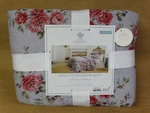 Simply Shabby Chic Floral Quilt Full/queen Purple Berry Rose Linen Cotton New!. Fixed Price $199.99.