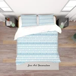 3D Geometric Triangle Pattern Blue Quilt Cover Bedding Sets Pillowcases 64. Fixed Price $72.57.