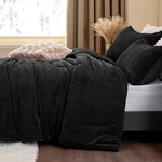 Chixpace Flannel Fleece Comforter Set - Furry KING(102"X90"), Black. Fixed Price $92.26.