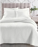 Charter Club Sculpted Paisley Embroidered Cotton Full/queen White Quilt. Fixed Price $76.67.