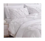 Lane Linen White Queen Comforter Set 7 Piece Bed Bag Pinch. Fixed Price $78.63.