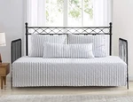 Daybed Set Reversible Cotton Bedding With Matching Shams & Deco Pillow Pre-was. Fixed Price $109.56.