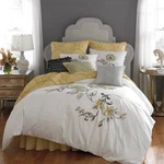 Laundry Shelli Segal Nanette Full/queen Duvet Cover+shams+pillow SET-YELLOW-4PC. Fixed Price $249.99.