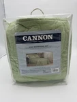 Cannon Sears King Sized 3 Piece Quilt Set Comforter + 2 Pillow Shams Sage/green. Fixed Price $36.89.