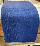Nwt Royal Sateen Beautiful Blue Velvet King Size Quilt Perfect Cond. Vintage. Fixed Price $60.00.