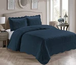 Home Linen 3 Piece Size Embossed Solid Coverlet Bedspread New # Veronica. Fixed Price $33.65.