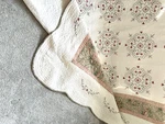 King Size French Country Cottage Core Quilt Bedspread 87 X 104. Fixed Price $87.00.