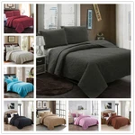 Embossed Reversible Bedspread Coverlet Quilt Set Bedding Queen King. Fixed Price $38.15.