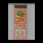 Matchbook Cover 1930S Diamond Quality John's Corner East St. Cloud #2. Fixed Price $9.95.