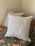 Ralph Lauren Viscose Pick Stitch Euro Sham Pair Champaign. Fixed Price $89.99.