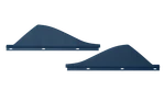 Aftermarket Mercedes-benz Windows Side Triangle Covers A124 Set Navy Blue. Fixed Price $144.00.