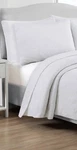 American Home Fashion Inc Estate Collection Twin Quilt & Sham Set-seaside, White. Fixed Price $22.99.