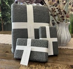 Set Textured Waffle Queen Coverlet & 2 Standard Shams Olive Green - Casaluna New. Fixed Price $138.00.
