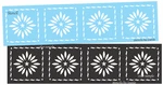 Joanie Stencil 5" Colonial Starburst Flower Folk Country French Home Diy Border. Fixed Price $18.95.