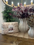 Full/queen Printed Cotton Voile Tonal Floral Quilt Ivory/camel - Threshold New. Fixed Price $65.00.