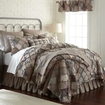 Donna Sharp Smoky Mountain Rag Quilt **queen** Country Farmhouse Patchwork Gray. Fixed Price $320.00.