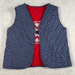 Reversible Handmade Quilt Vest Patchwork Star Back Vintage Cottagecore Boho Os. Fixed Price $35.00.