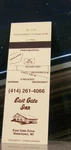 Vintage Matchbook Cover A5 Watertown Wisconsin East Gate Inn Illustration House. Fixed Price $29.99.