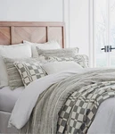 Southern Living Simplicity Spencer King Coverlet 2 Shams Green Checkered Nwt. Fixed Price $89.95.