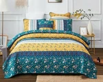 Dada Bedding Botanical Wild Flowers Floral Cottage Gardenia Quilt Bedspread Set. Fixed Price $33.24.