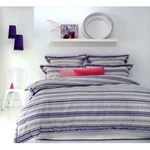 100% Cotton Calvin Purple Silver - Yarn Dyed Quilt Cover Set Queen King. Fixed Price $86.62.