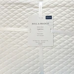 Boll & Branch Reserve Lattice White Quilt Set King/cal 112X98 Organic. Fixed Price $239.99.