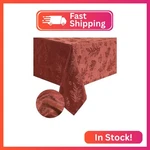 Elrene Home Fashions Elegant Woven Leaves Jacquard Damask Wrinkle Resistant Tabl. Fixed Price $24.88.
