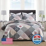 Honeilife Set Twin Size - 2 Piece Microfiber Reversible Bedspreads. Fixed Price $68.25.