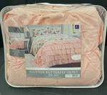 Lush Decor Flutter Butterfly 3-PIECE Set, Cute Quilted Bedspread (full/queen). Fixed Price $79.99.