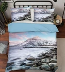 3D Mountain Stone ZHUA1033 Bed Pillowcases Quilt Duvet Cover Set Queen King Zoe. Fixed Price $86.02.