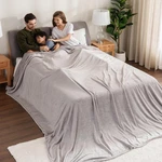 Berkshire Blanket Velvetloft Big Oversized King Family 120"X120" Chateau Gray. Fixed Price $89.95.