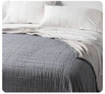 Hearth & Hand Magnolia Full/queen Blue Windowpane Matelasse Coverlet New. Fixed Price $69.99.