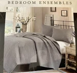 Hampton Hill Queen Coverlet Set Velvet Touch Color: Steel 92" X96" +2 Std Shams. Fixed Price $89.99.