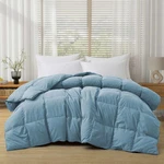 Oversized Down Feather Comforter Moisture-wicking Cozy, Queen Blanket. Fixed Price $83.99.