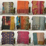 Indian Reversible Kantha Quilt Bedding Vintage Coverlet Gudari Lot Twin. Fixed Price $35.56.