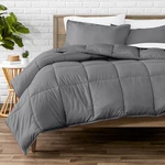 Bare Home 1800 Ultra-soft Comforter Set, & Warm Goose Down Alternative. Fixed Price $82.99.