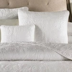 Barbara Barry "haiku" Bone/white 2PC Euro Quilt Shabby Chic Nib $170. Fixed Price $92.99.