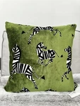 Pacific Coast Austin Horn X22 Kona Zebra Green Black Decorative Pillow Nwot. Fixed Price $39.99.