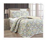 Fancy Collection 3 Pc Bedspread Cover Size New (full/queen, Yellow M.... Fixed Price $61.40.