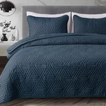 Whale Flotilla Soft Size Quilt Set Full/queen (96"X90"), Navy. Fixed Price $44.76.