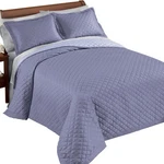 Reversible Bedspread By Collections Etc., Chocolate/tan, Full. Fixed Price $54.99.