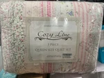 Cozy Line 3-PIECE Quilt Set Queen.. Fixed Price $75.00.