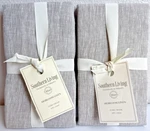 Southern Living Heirloom Pillow Shams Gray 100% Linen Euro 26" X. Fixed Price $21.95.